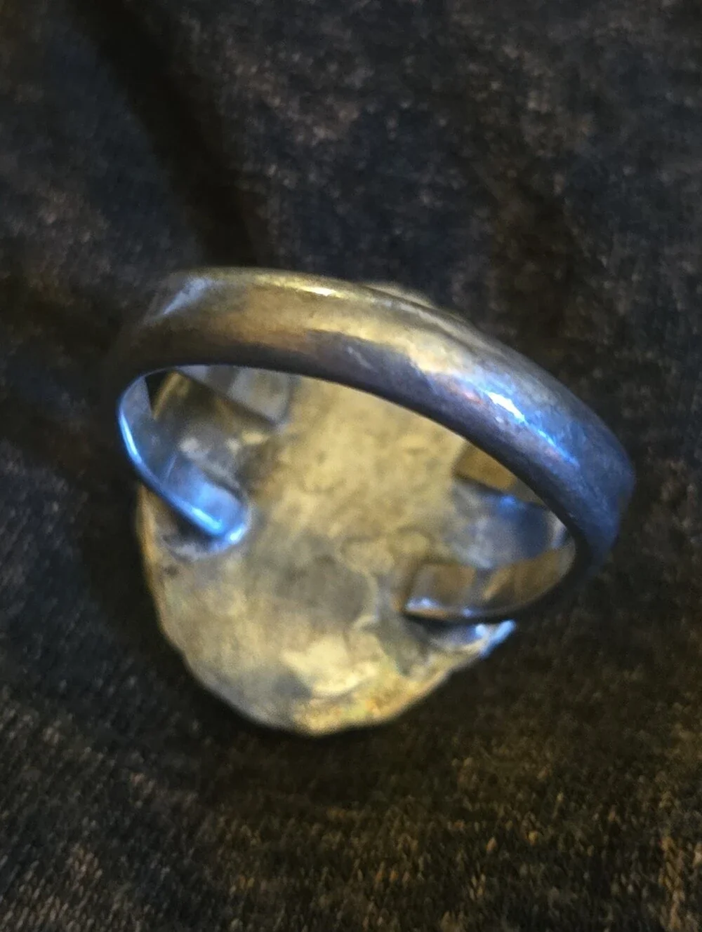 Vintage Native American Navajo Sterling Silver Turquoise Ring